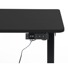 Výškovo nastaviteľný stôl UNIZDRAV 120x60 cm, čierny