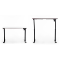 Výškovo nastaviteľný stôl UNIZDRAV 120x60 cm, sivý