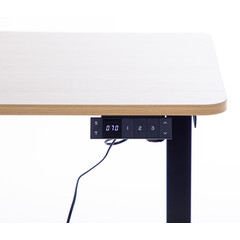 Výškovo nastaviteľný stôl UNIZDRAV 120x60 cm, hnedý dub