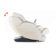 Masážne elektrické kreslo RelaxPro 3D MASSAGER, bielo-hnedé (Používaný kus)