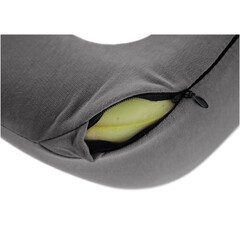 Cestovný ergonomický vankúš z pamäťovej peny, antracitový