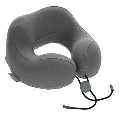 Cestovný ergonomický vankúš z pamäťovej peny, antracitový