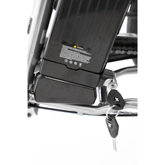 Trojkolesový elektrický bicykel Tornádo ZTECH, strieborný