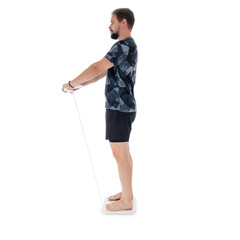 Profesionálna SMART váha s funkciou analýzy tela a LED displejom na rukoväti + mobilná aplikácia a Bluetooth (Rozbalený kus)