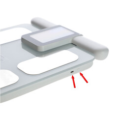 Profesionálna SMART váha s funkciou analýzy tela a LED displejom na rukoväti + mobilná aplikácia a Bluetooth (Rozbalený kus)