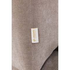 Relaxačné polohovacie kreslo, tmavobežová látka (Rozbalený kus)