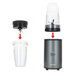 Smoothie mixér Hurom Power Blender BL-D01, titánovo sivý (Používaný kus)