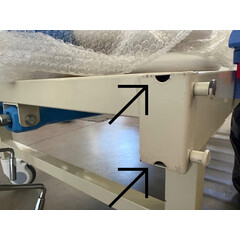 Mechanická polohovacia posteľ pojazdná UNIZDRAV (Používaný kus)