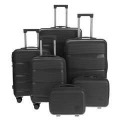 Cestovný kufor, 47 l, čierny (Dopredaj)
