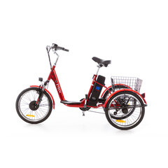Trojkolesový elektrický bicykel Tornádo ZTECH, červený (Používaný kus)
