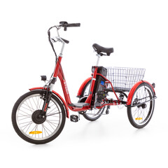 Trojkolesový elektrický bicykel Tornádo ZTECH, červený (Používaný kus)