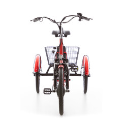 Trojkolesový elektrický bicykel Tornádo ZTECH, červený (Používaný kus)