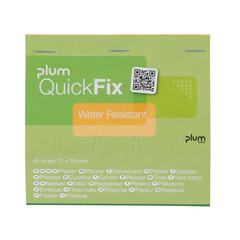 Plum QuickFix Vodoodolné náplasti, náhradná náplň do dávkovača, 45 ks