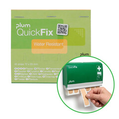 Plum QuickFix Vodoodolné náplasti, náhradná náplň do dávkovača, 45 ks