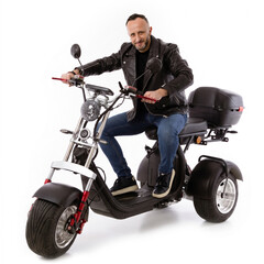 Elektrický Chopper UNIZDRAV EasyRide, čierny