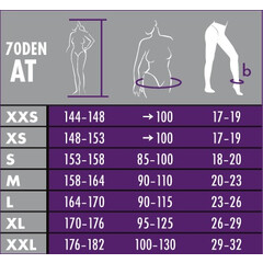 RELAX 70 DEN - pančuchové nohavice