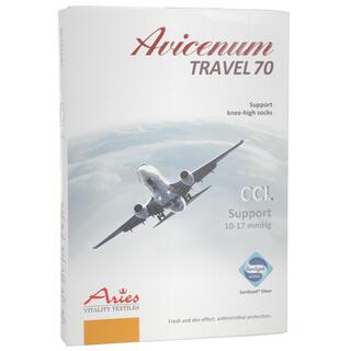 Avicenum TRAVEL 70 - podporné cestovné podkolienky, telové Veľkosť č. 39-41 (25-27)