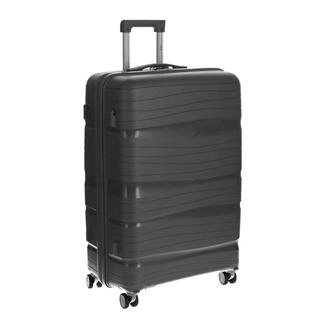 Cestovný kufor, čierny Cestovný kufor s odnímateľnými kolieskami XL – 109 l