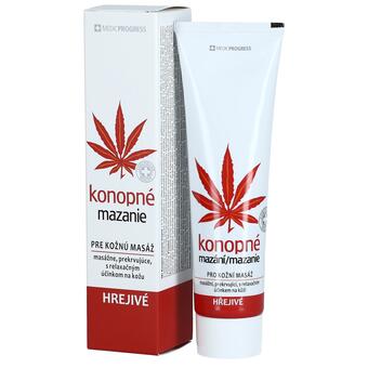 Konopné mazanie hrejivé, 100 ml