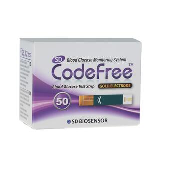 Testovacie prúžky ku glukomeru SD CodeFree, 50 ks