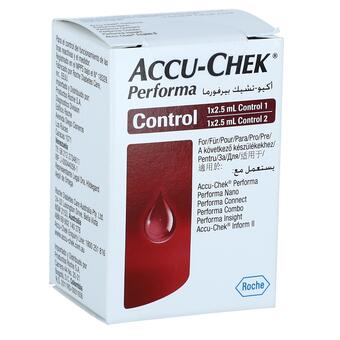 Kontrolný roztok Accu-Chek Performa Control, 2 x 2,5 ml