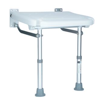 Nástenná sklopná sedačka s nožkami