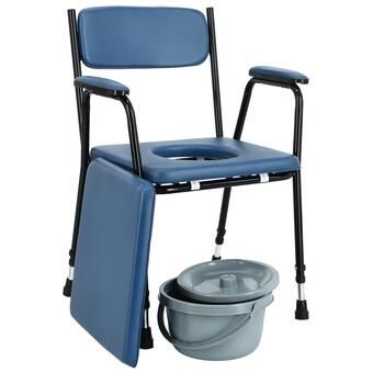 Toaletná stolička výškovo nastaviteľná UNIZDRAV