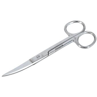 Nožnice zahnuté hrotnaté, 14cm