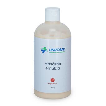 Masážna emulzia UNIZDRAV Kapsaicín, 450 g