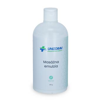 Masážna emulzia UNIZDRAV Mentol, 450 g
