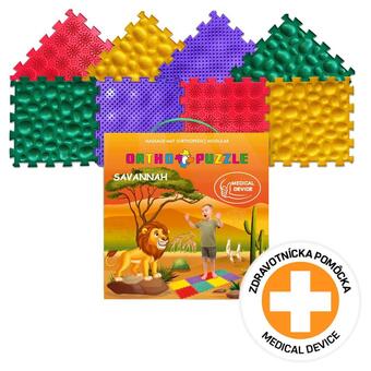 Ortopedický koberček ORTHOPUZZLE Savana – pre deti od 1 roka