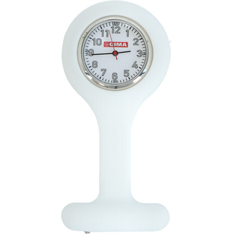 Silikónové hodinky, biele