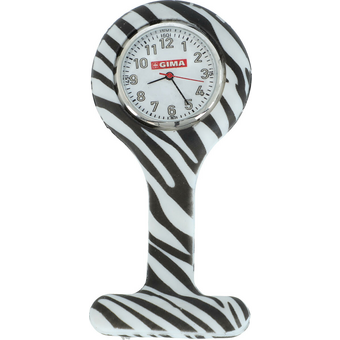 Silikónové hodinky, zebra