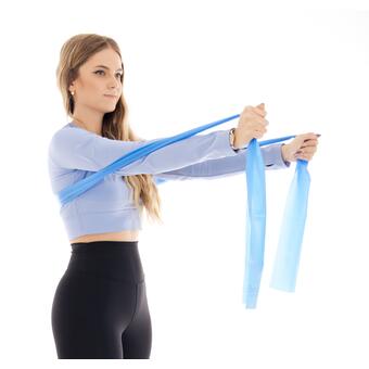 Posilňovacia guma na cvičenie modrá 2 m (5,4kg - 7,7kg)