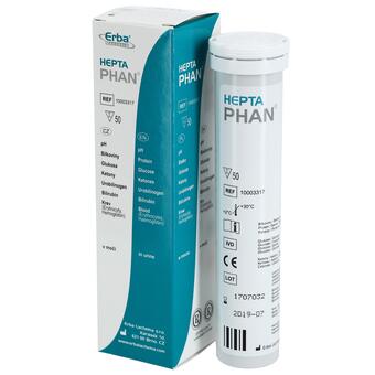 HEPTAPHAN testovacie prúžky na moč, 100 prúžkov