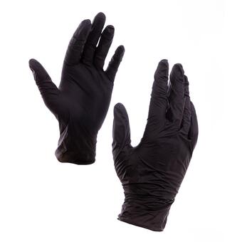 Nitrilové rukavice čierne, 100ks