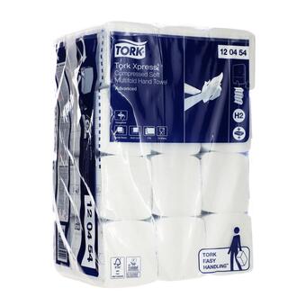 Papierové utierky na ruky Tork Xpress Multifold Advanced (H2), 2400 ks