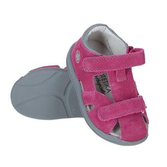 Detská ortopedická obuv – typ 116 ružovo-sivá