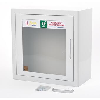 Interiérová skrinka na AED defibrilátor s alarmom