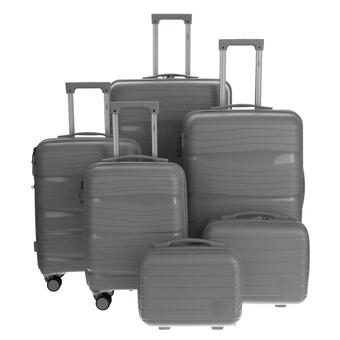 Cestovný kufor, sivý