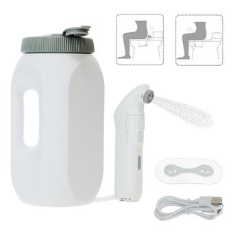 Prenosná sprcha a bidet 2v1 s nabíjateľnou batériou