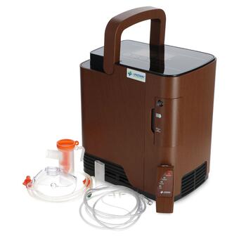 Kyslíkový koncentrátor s hlasovým výstupom UNIZDRAV, 7 l/min, imitácia dreva