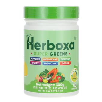 Herboxa SUPER GREENS Citrón & mäta, 300 g