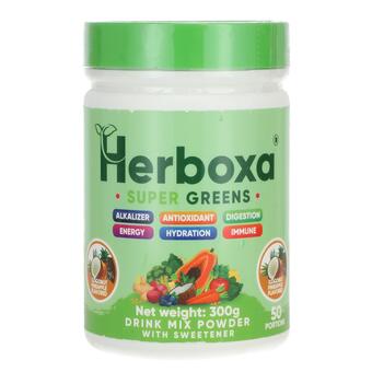 Herboxa SUPER GREENS Kokos & ananás, 300 g