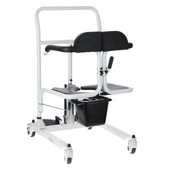 Hydraulická stolička na presun s toaletným vedrom UNIZDRAV