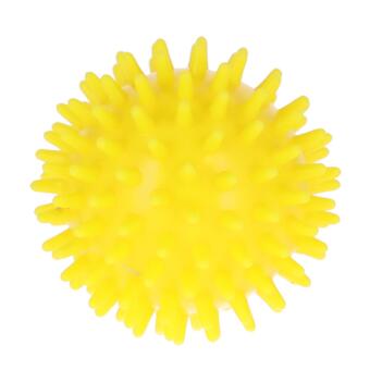 Masážny ježko, žltý 7 cm