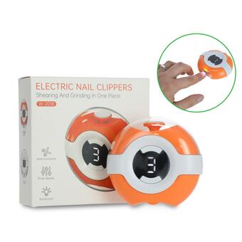 Elektrický zastrihávač nechtov, oranžový