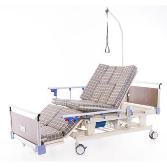 Elektrická polohovacia posteľ s matracom Home - V ROZLOŽENOM STAVE, POŠKODENÝ PRÍDAVNÝ STOLÍK