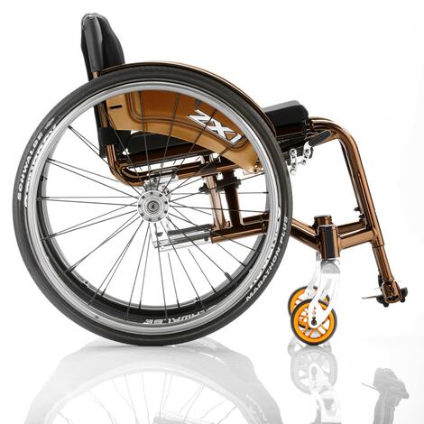 Ultraľahký aktívny invalidný vozík ZX1 model 1.360