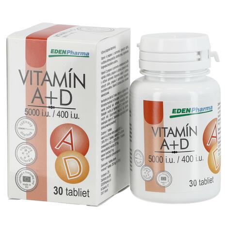EDENPharma Vitamín A + D3, 30 tabliet